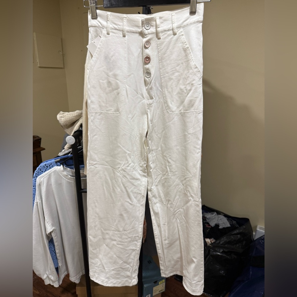 Grey State Cream Pants